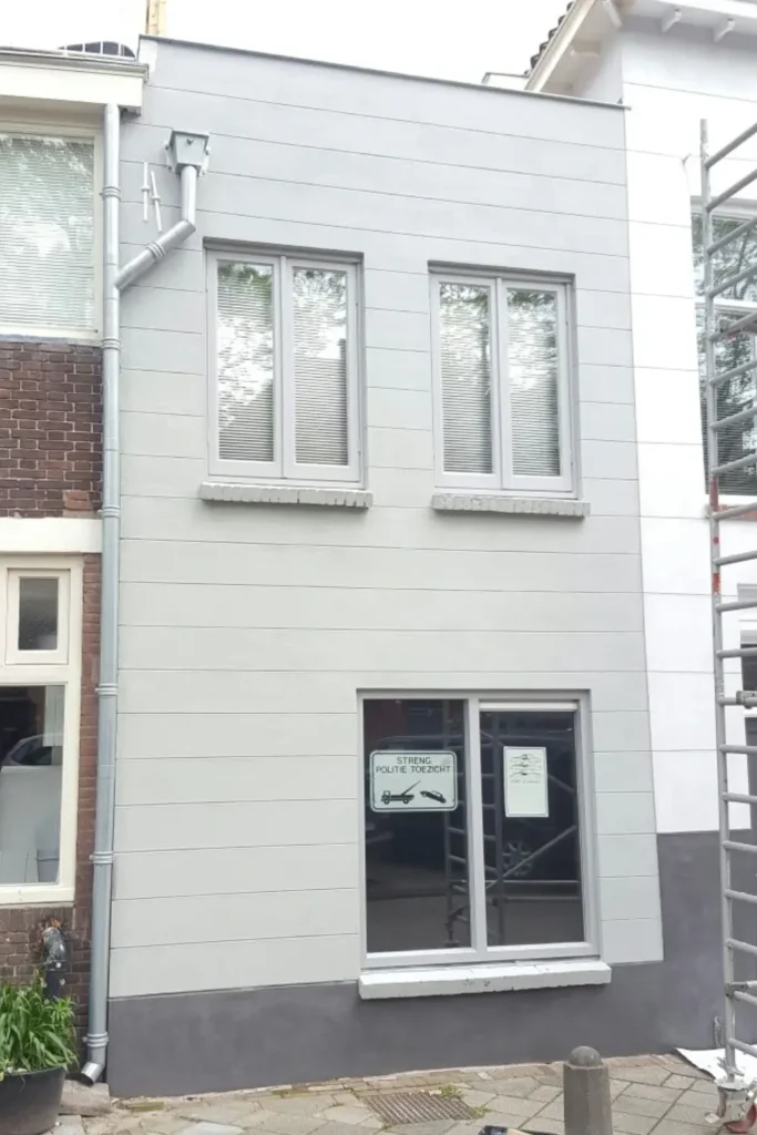 Stucwerk Buitengevel • Gouda • Renopartner